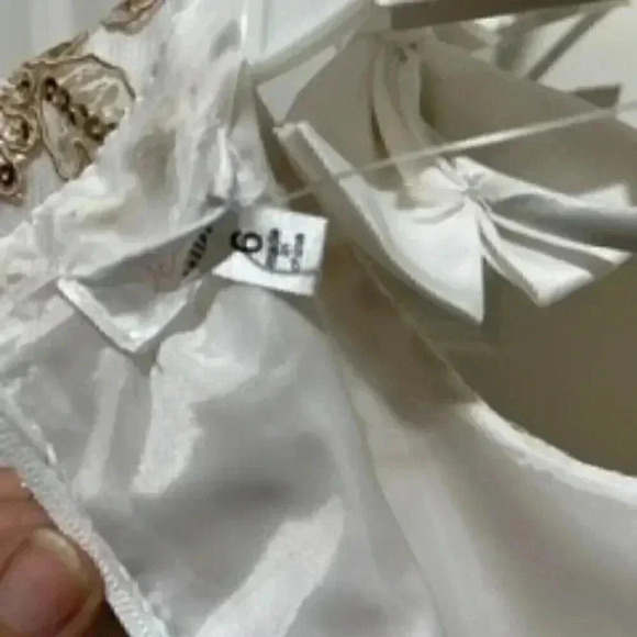 Biscotti‎ Collection Princess Dress White And Gold Girls Size 6 NWT - Picture 6 of 12